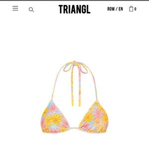 Vinca sky floral velvet top (XS)